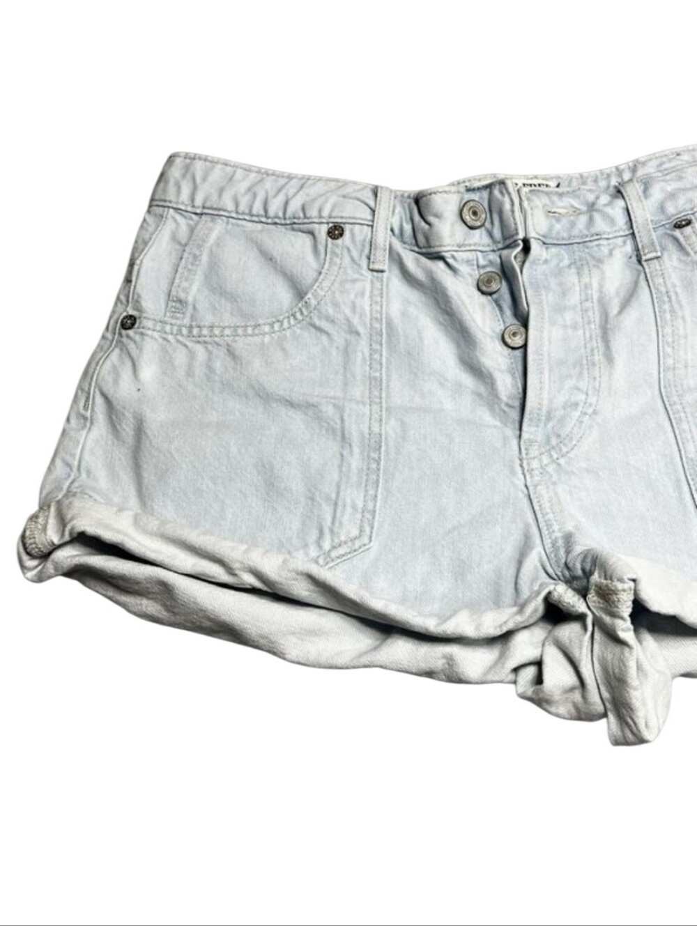 NWT Free People Beginners Luck Low Rise Slouch Short size 31 - Picture 3 of 8